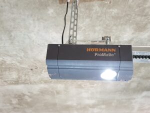 Motorisation d'une porte de garage