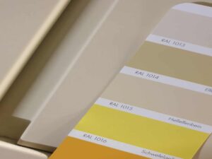 Nuancier de couleurs à la demande